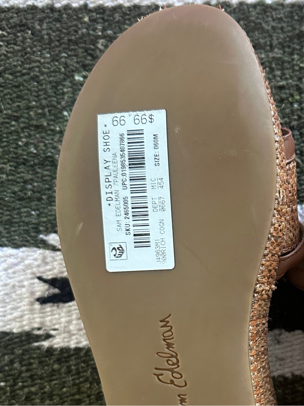 Sam Edelman Pauleena Platform Wedge Slide Sandal NWT - Picture 8 of 8